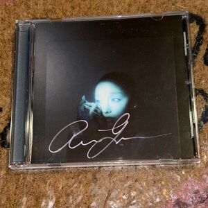 Ariana Grande Signed Eternal Sunshine Deluxe D2C Light Pink Signature